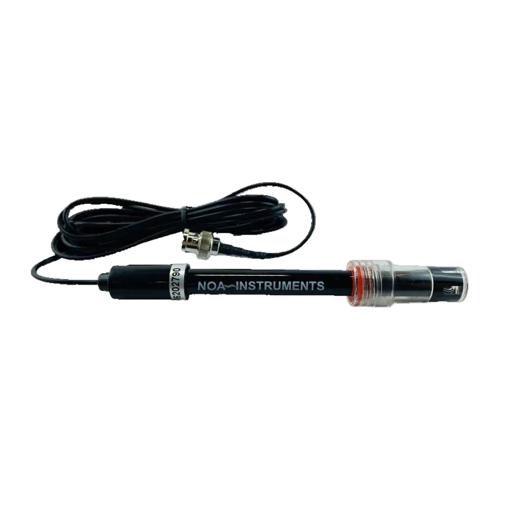 NOA-INSTRUMENTS pH-Elektroden-Set mit schwarzer Gel-Elektrode und BNC-Anschluss