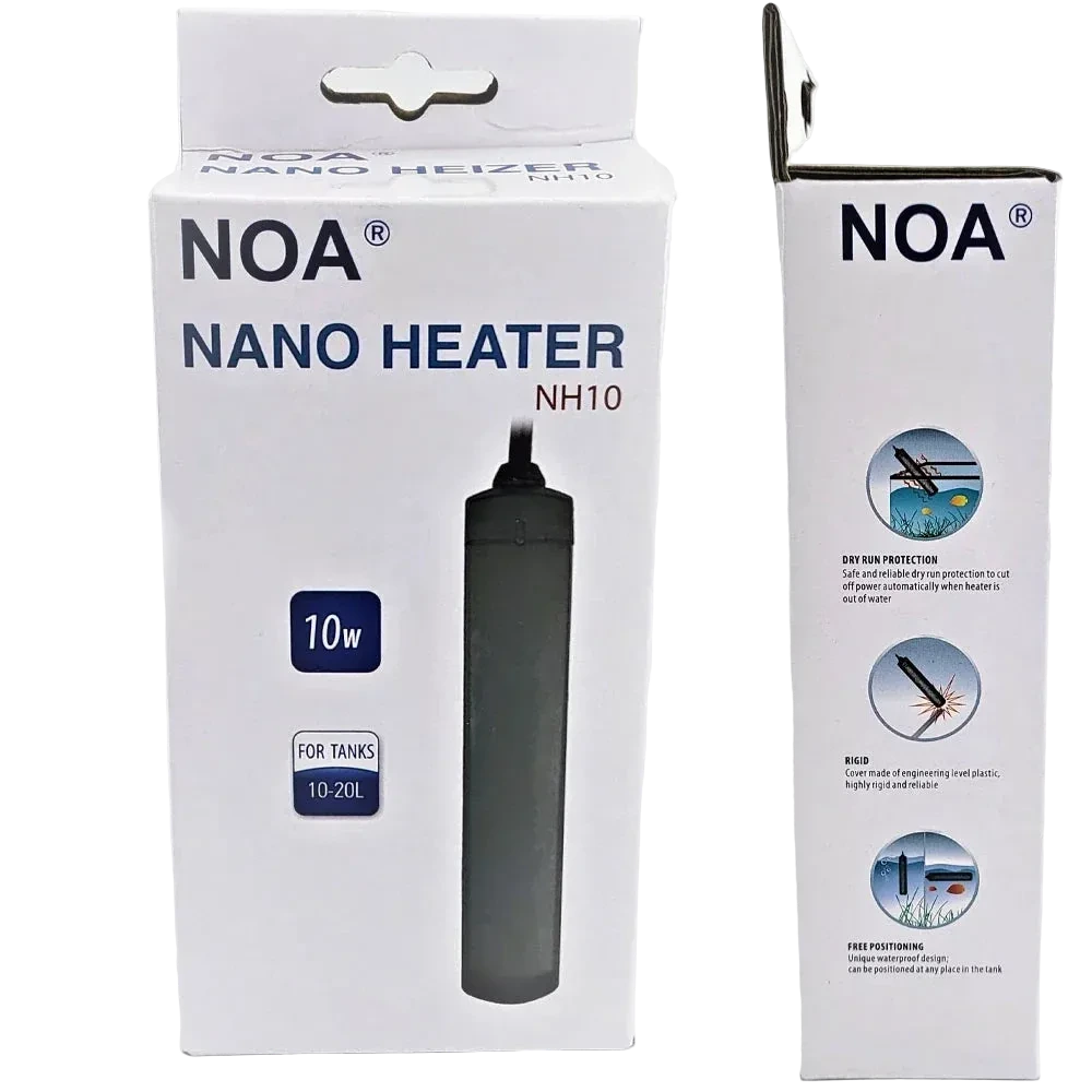 NOA Nano Heizer NH10 und NH25 für Aquarien von 10 bis 40 Liter