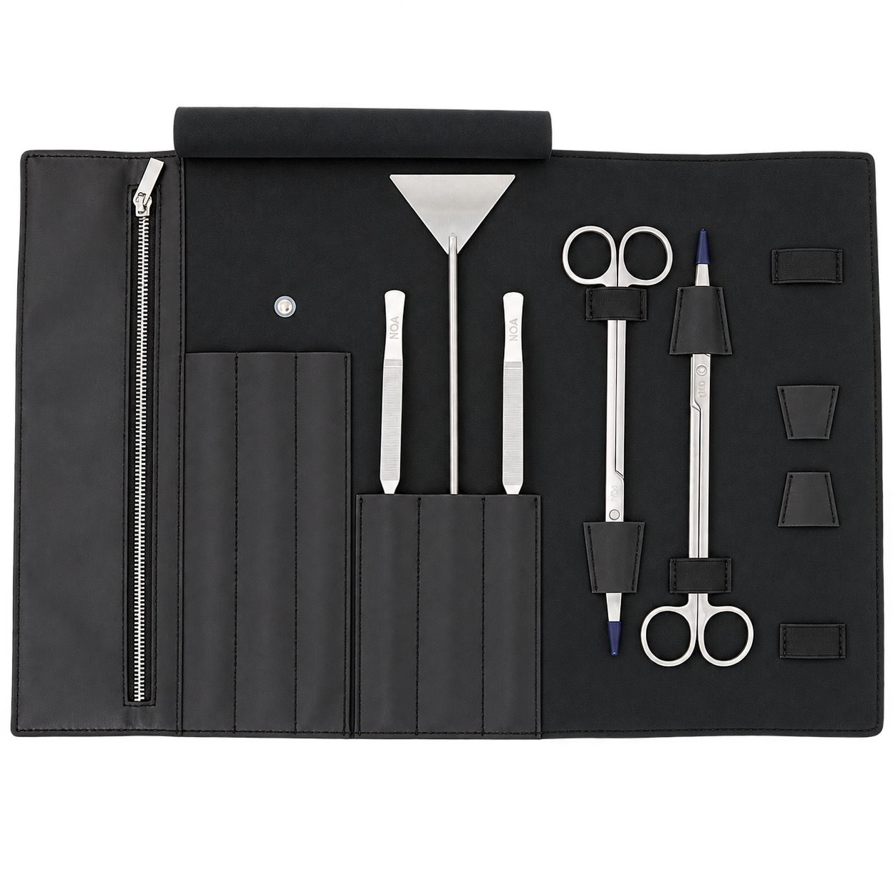 NOA-SCAPE Aquascaping Tools Set Basic mit Rollbag und 5 Werkzeugen