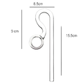 NOA-SCAPE Glass Lily Pipe Loop 13 mm für 12/16-mm-Filterschlauch