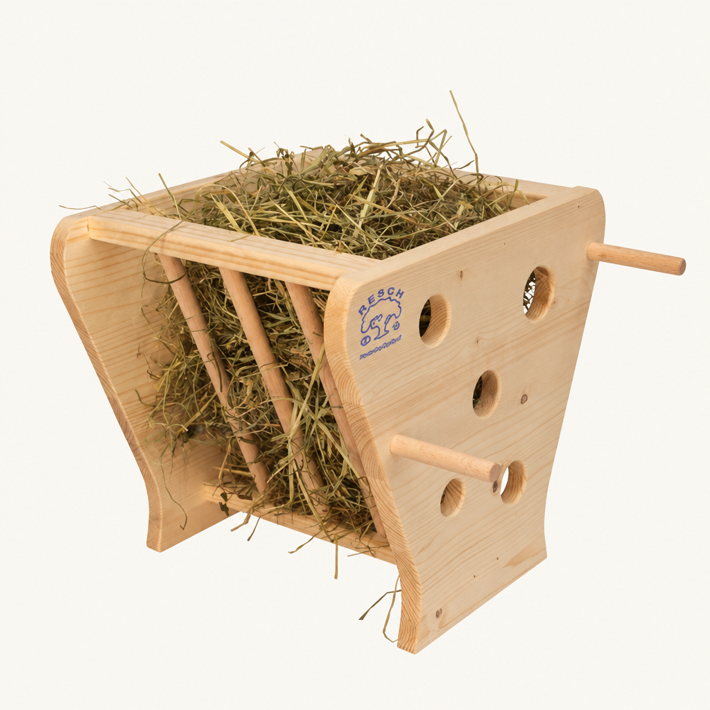 Resch Futterkrippe aus Fichtenholz – Heuraufe & Snackhalter – Produktansicht 4