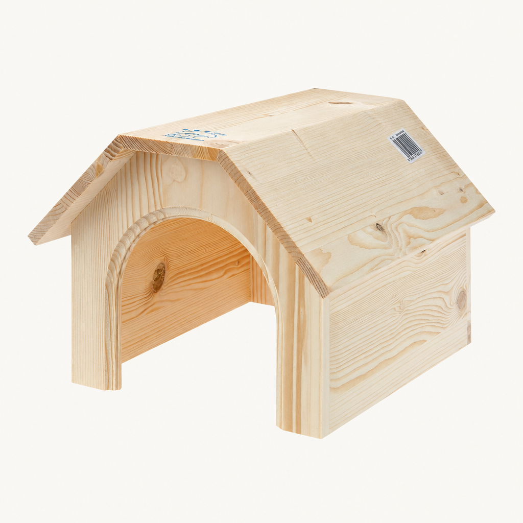Resch Kaninchenhaus aus Fichtenholz – Holzhaus im Scheunen-Look – Hauptansicht