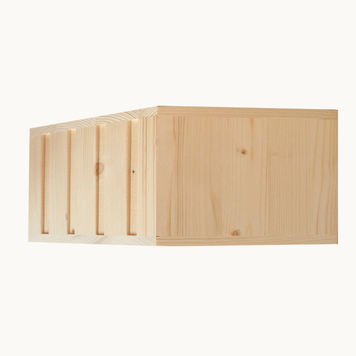 Resch Meerschweinchenhaus klein (Treppe links) aus Fichtenholz – Kletterhaus aus Holz – Seitenansicht