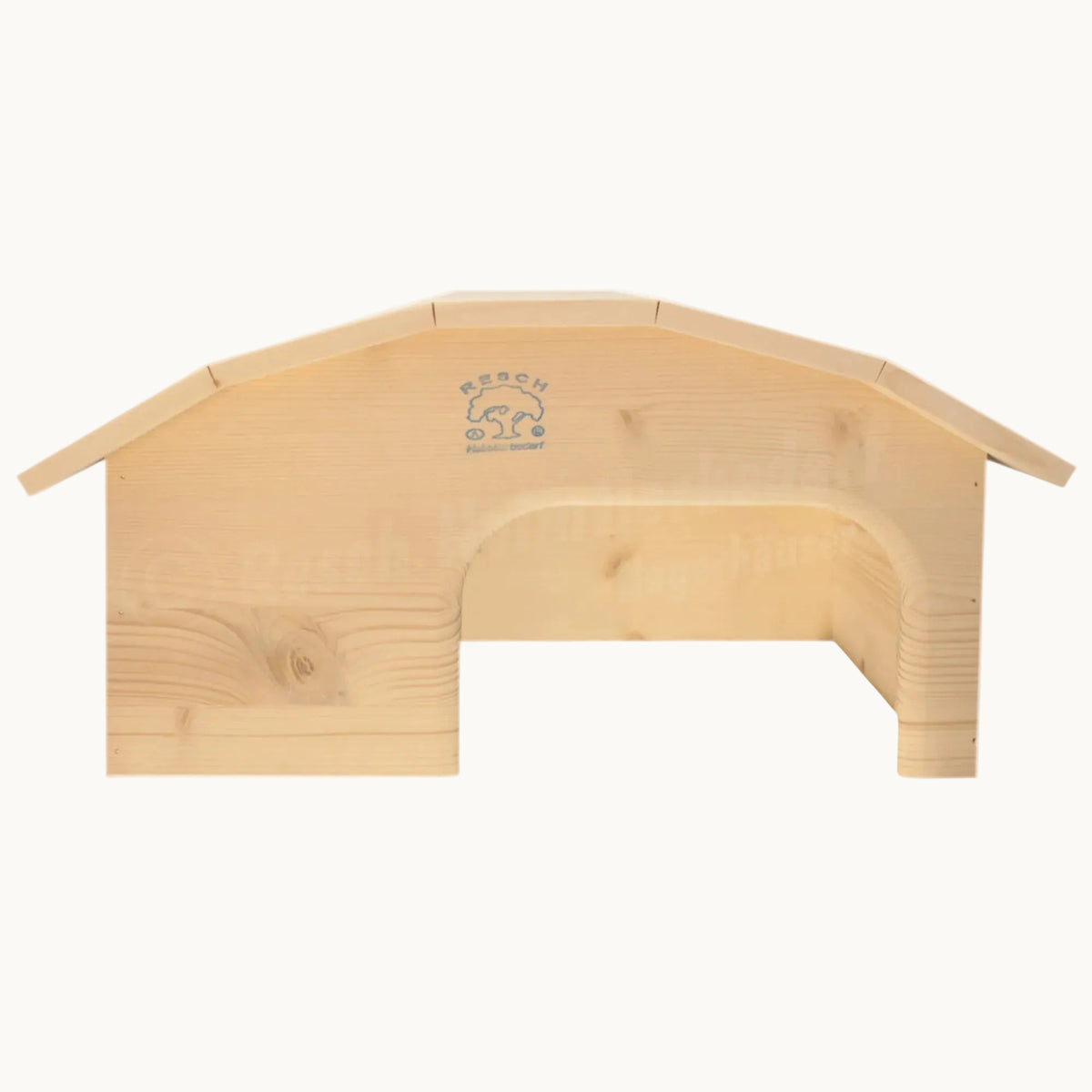 Resch Schildkrötenhaus aus Fichtenholz – Holzhaus mit breitem Eingang – Hauptansicht