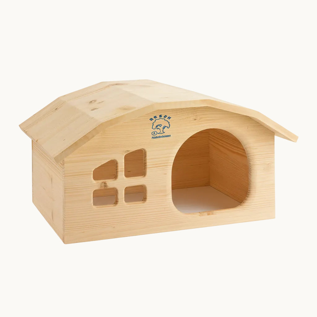 Resch Wichtelhaus Kaninchen aus Fichtenholz – geräumiges Holzhaus – Hauptansicht