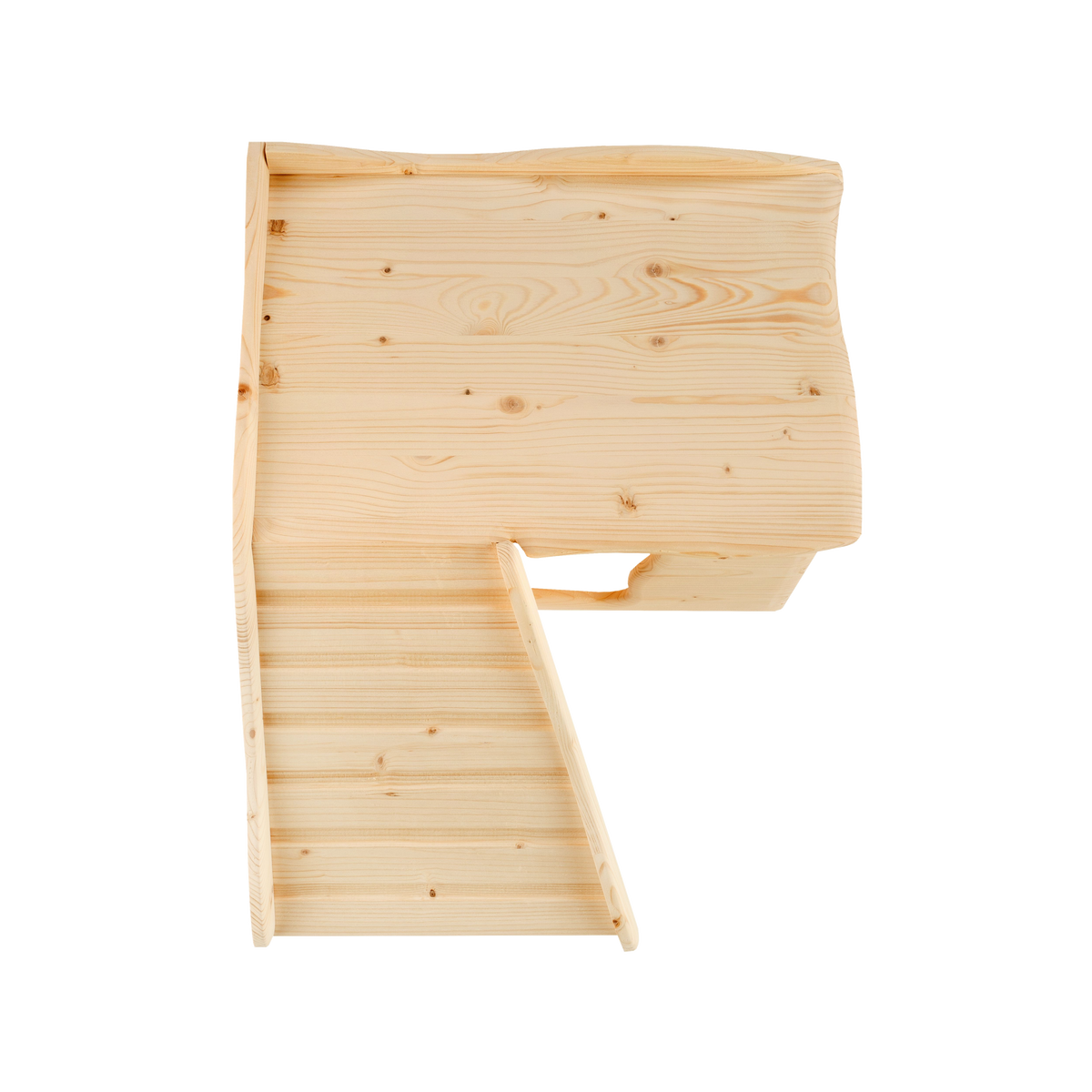 Resch Wohlfühlhaus Großglockner aus Fichtenholz – Holzhaus mit Treppe – Hauptansicht