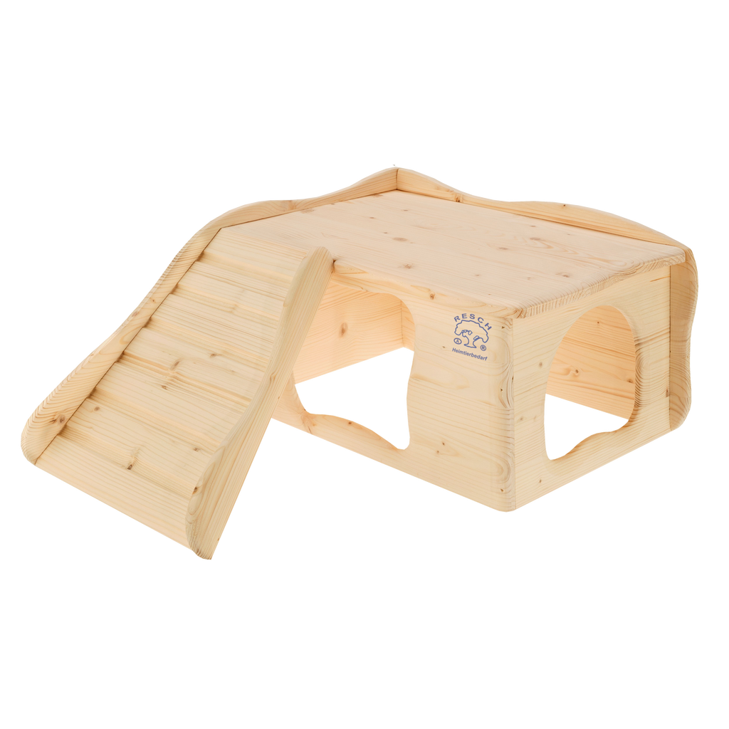 Resch Wohlfühlhaus Großglockner aus Fichtenholz – Holzhaus mit Treppe – Produktansicht 2