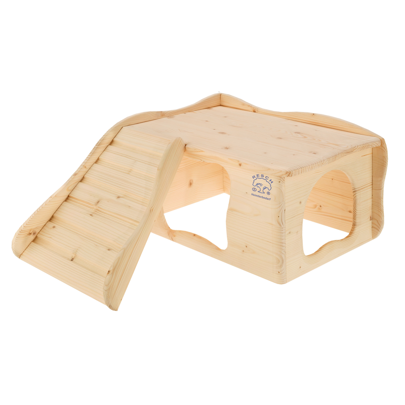 Resch Wohlfühlhaus Großglockner aus Fichtenholz – Holzhaus mit Treppe – Produktansicht 2