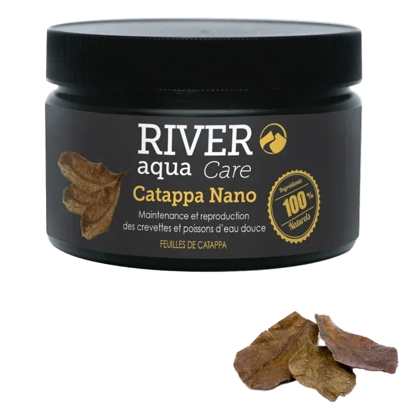 River Aqua Care Catappa Nano – 20 Seemandelbaumblätter für Garnelen und Nano-Aquarien