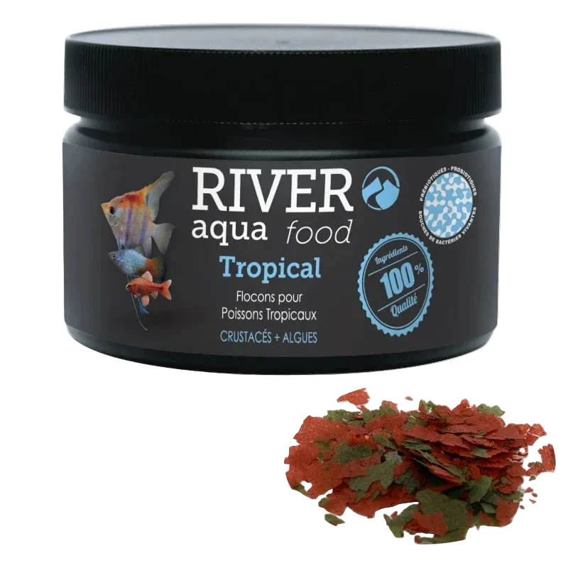 River Aqua Food Tropical Flakes 250 ml Flockenfutter für Zierfische