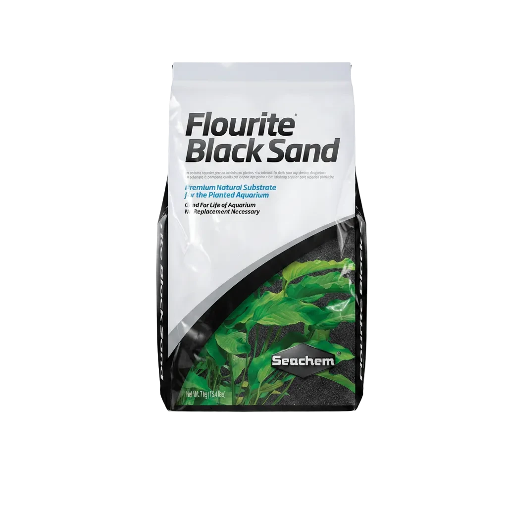 Seachem Flourite Black Sand schwarzer feiner Bodengrund für Pflanzenaquarien