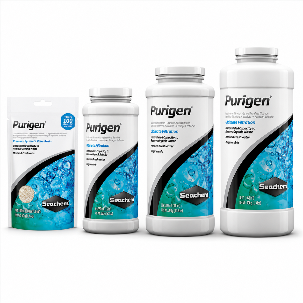 Seachem Purigen Filtermedium in 100 ml, 250 ml, 500 ml und 1 Liter