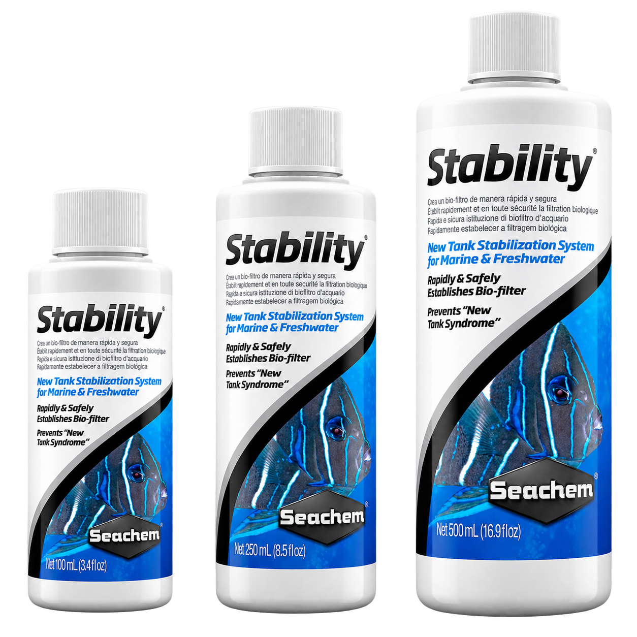 Seachem Stability Filterbakterien für Süß- und Meerwasseraquarien