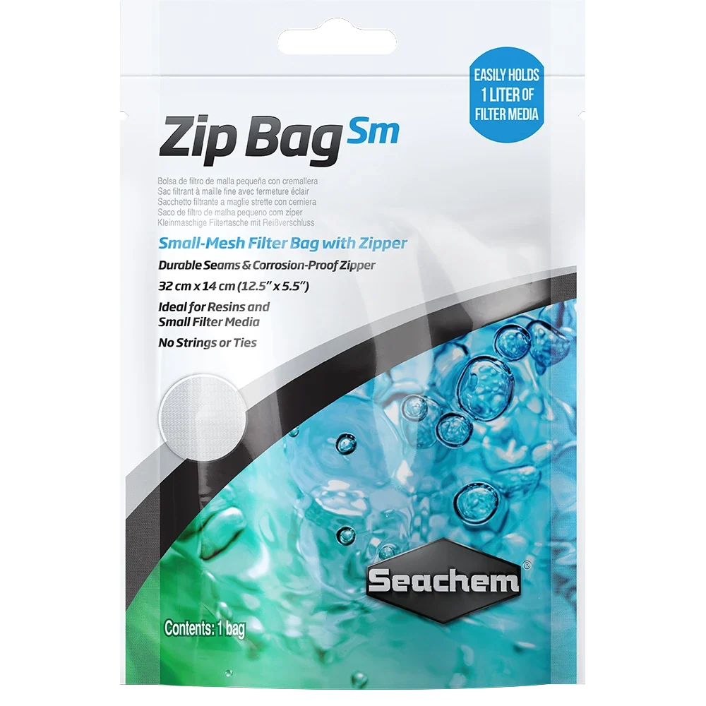 Seachem Zip Bag Filtermedienbeutel mit Reißverschluss