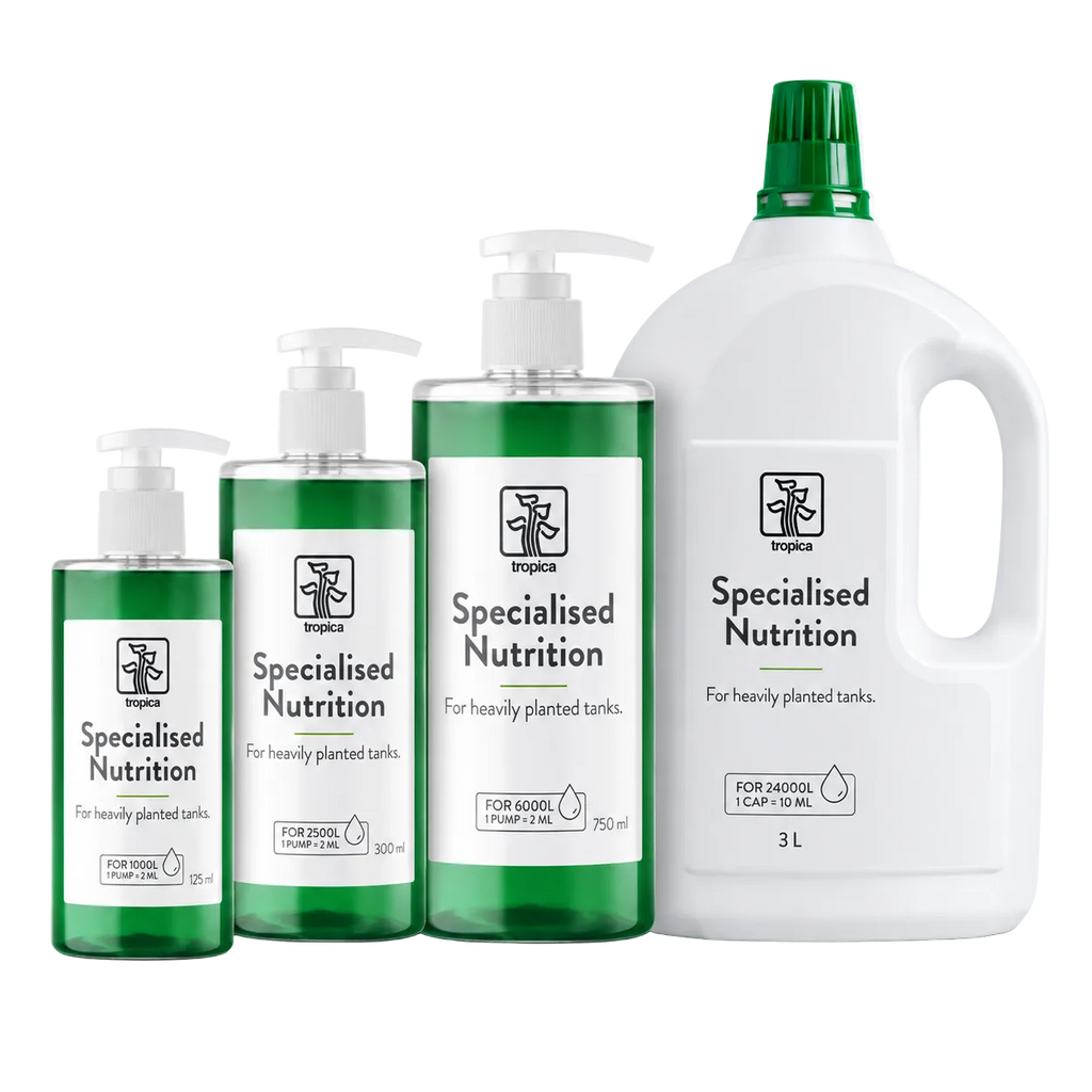 Tropica Specialised Nutrition Flüssigdünger in 125 ml, 300 ml, 750 ml und 3 Liter