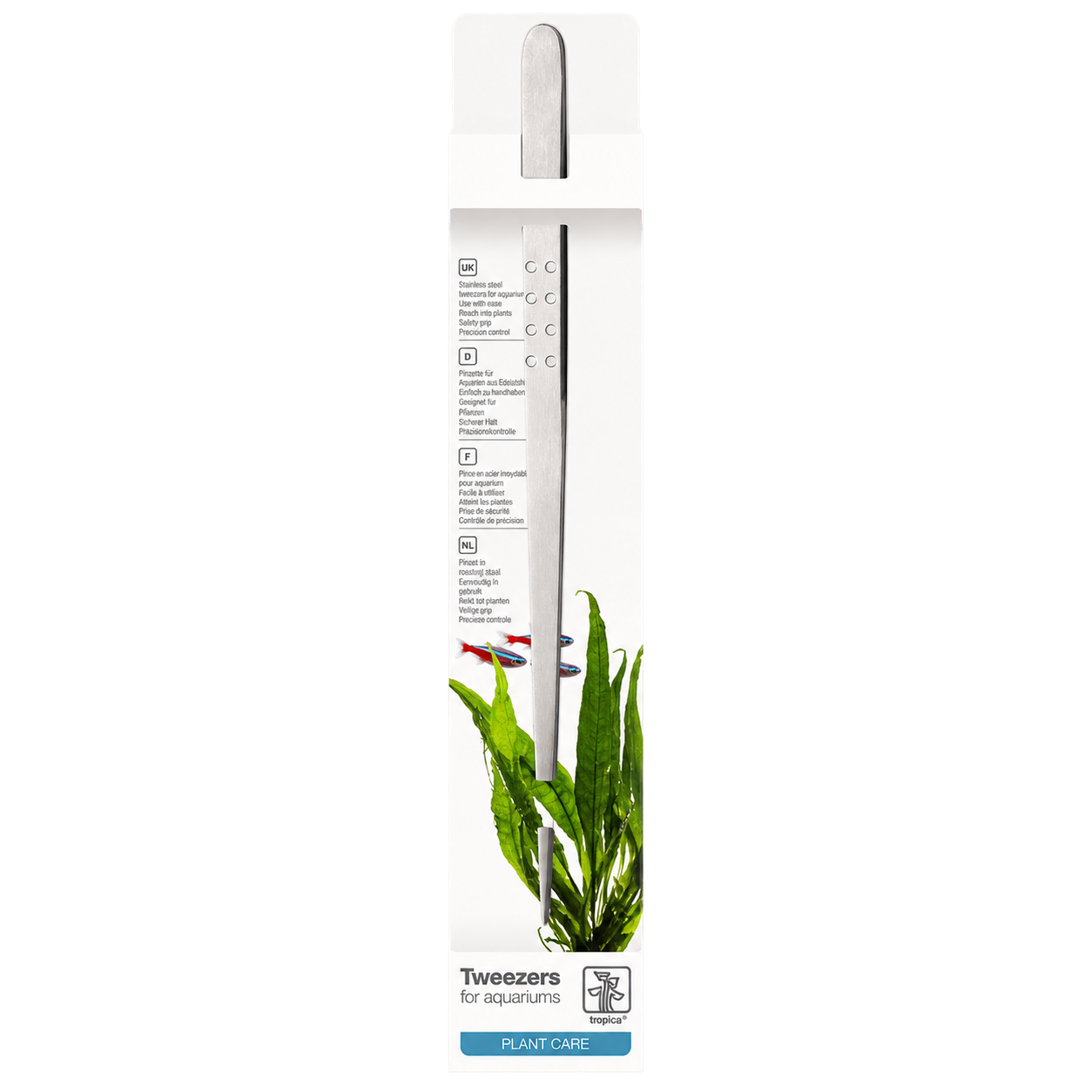 Tropica Tweezers Pflanzpinzette 25 cm aus rostfreiem Stahl für Aquascaping