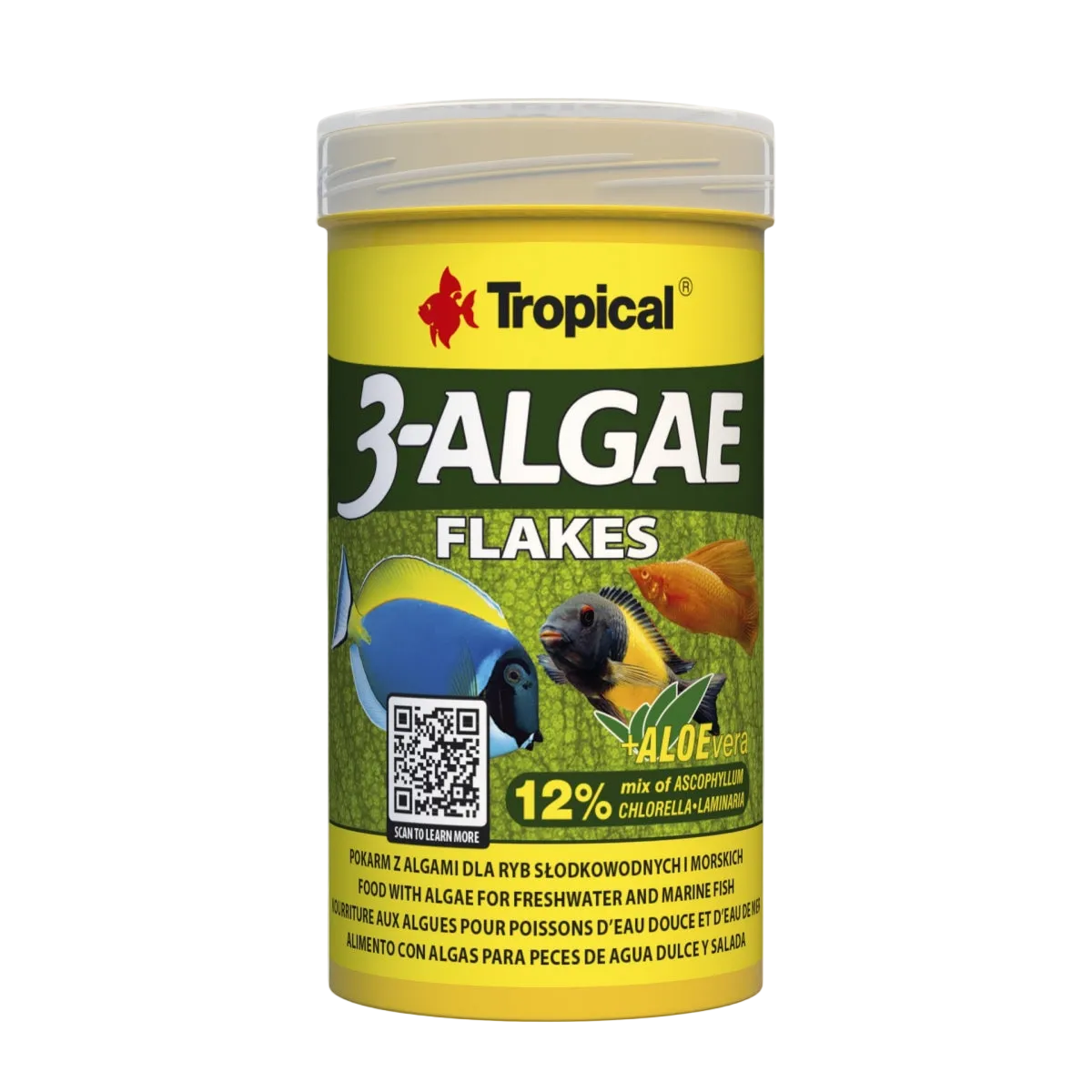 Tropical 3-Algae Flakes – algenreiches Flockenfutter