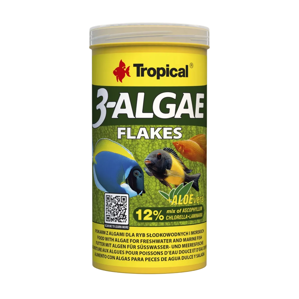 Tropical 3-Algae Flakes – algenreiches Flockenfutter