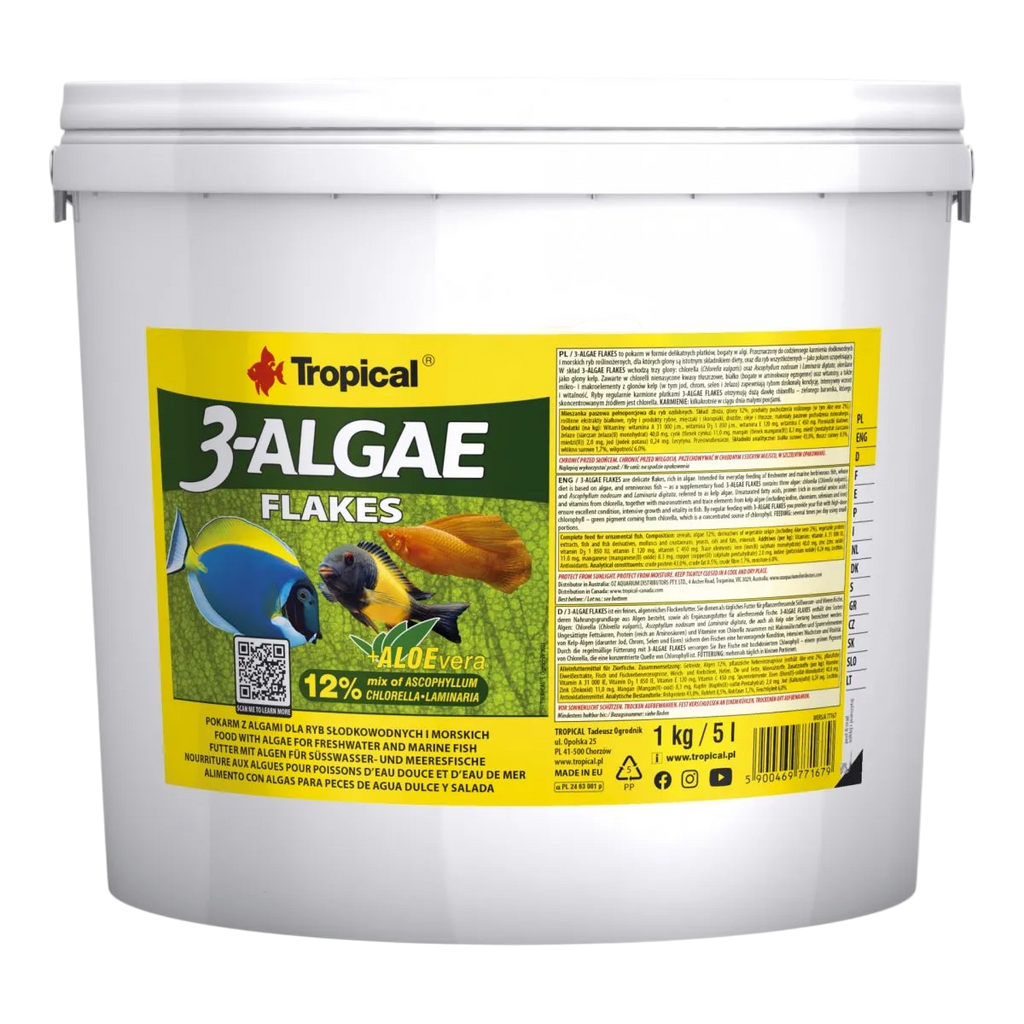Tropical 3-Algae Flakes – algenreiches Flockenfutter