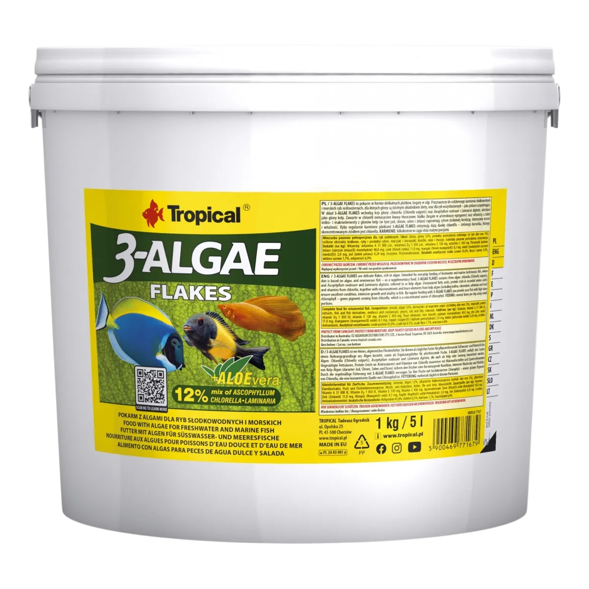 Tropical 3-Algae Flakes – algenreiches Flockenfutter
