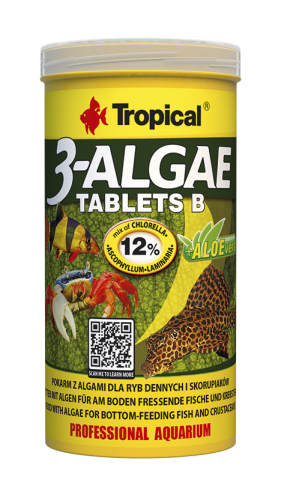 Tropical 3-Algae Tablets B 250 ml sinkende Algentabletten für Bodenfische und Krebstiere