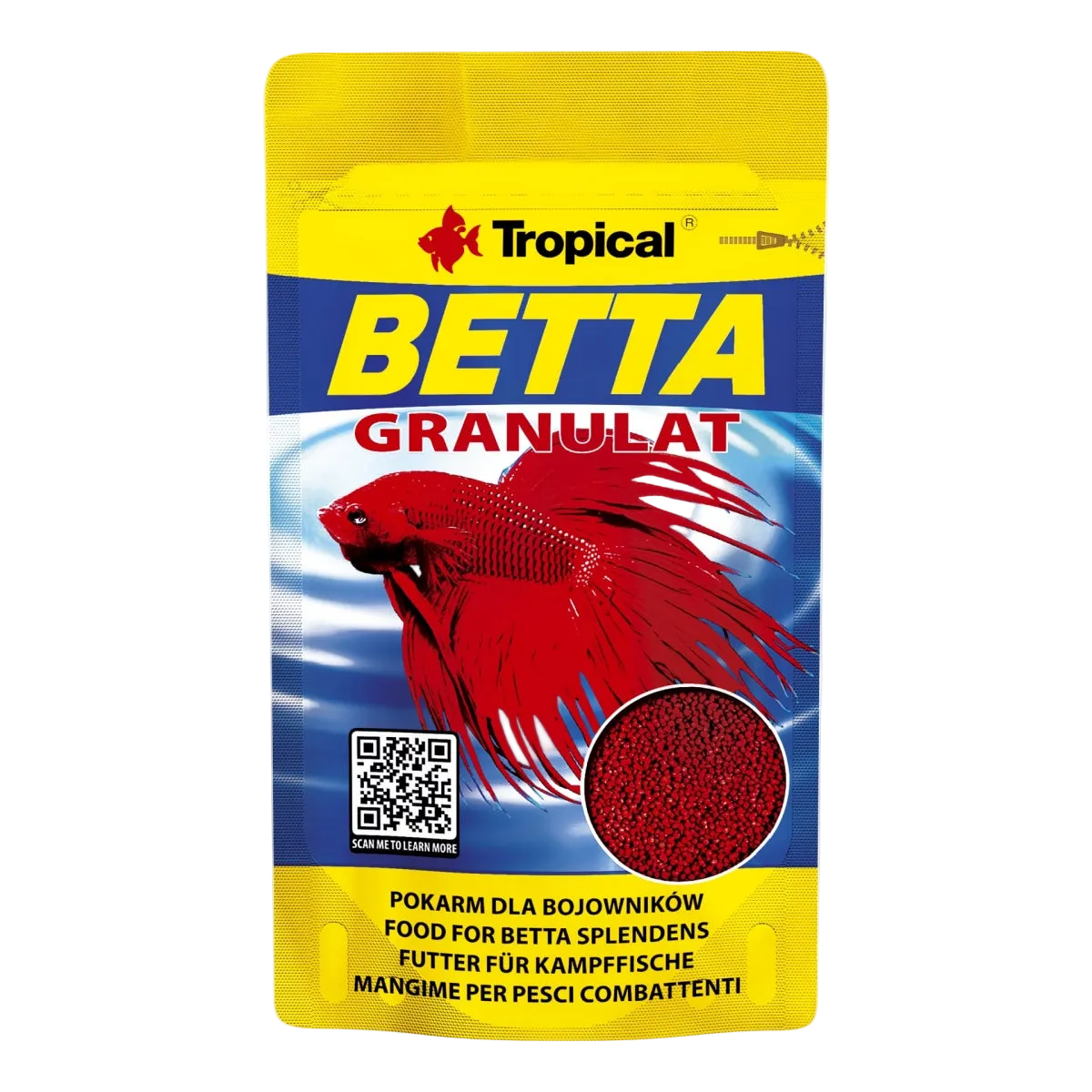 Tropical Betta Granulat 10 g feines Granulatfutter für Kampffische und kleine Labyrinthfische