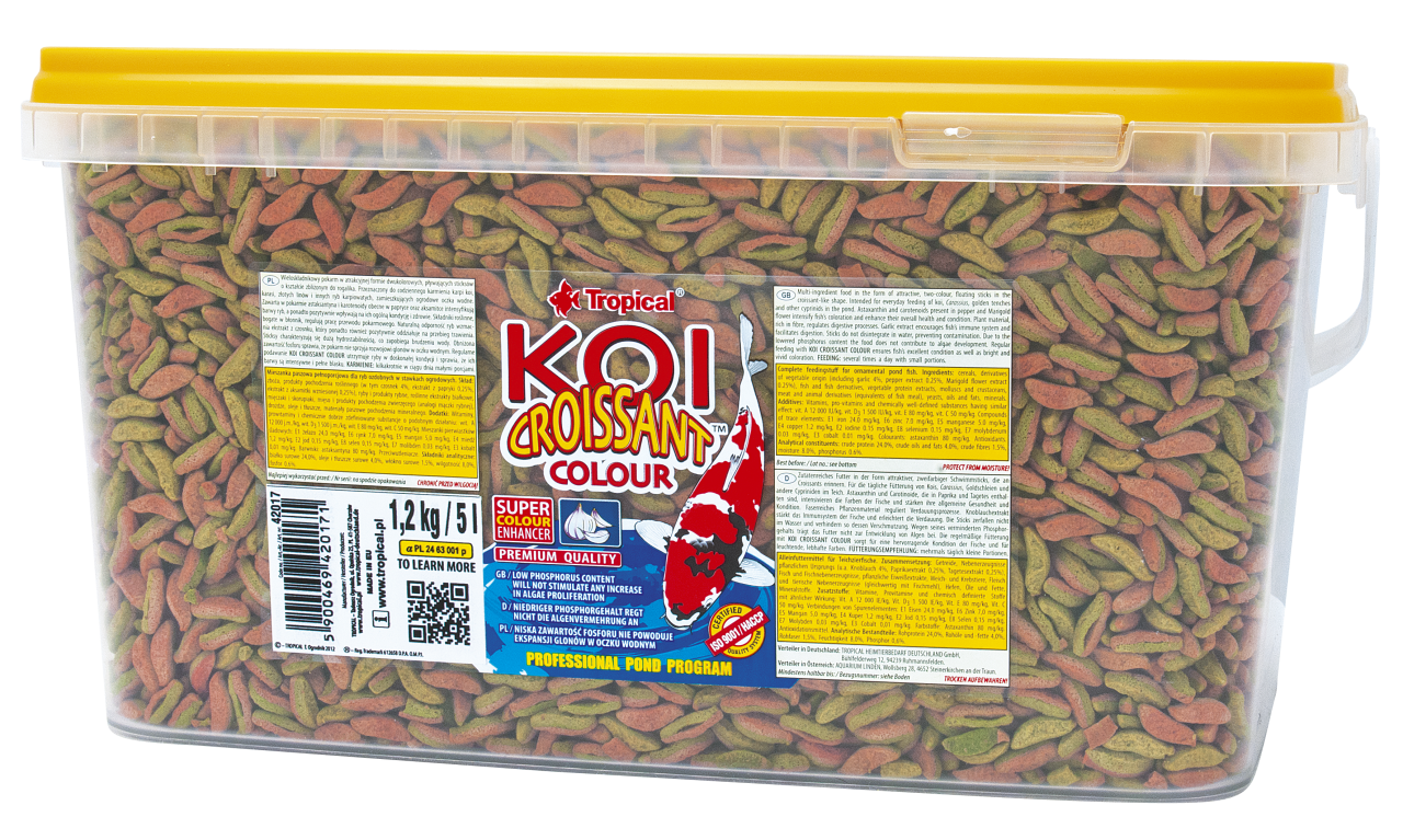 Tropical Koi Croissant Colour Teichfutter 5 Liter 1,2 kg