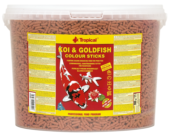 Tropical Koi & Goldfish Colour Sticks 11 Liter 900 g