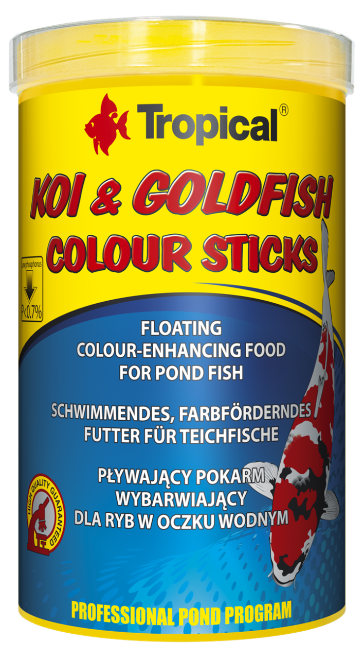Tropical Koi & Goldfish Colour Sticks 1 Liter 80 g
