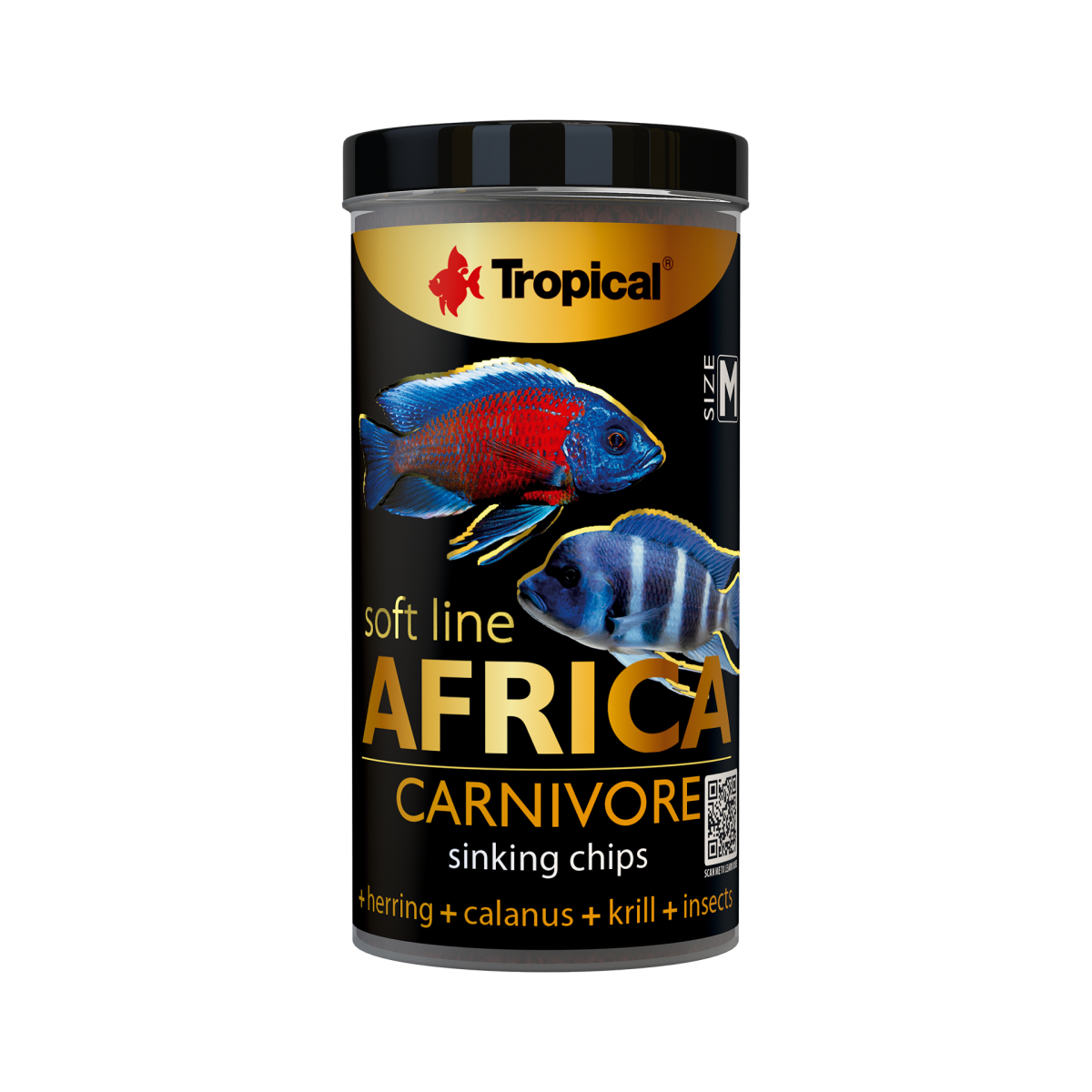 Tropical Soft Line Africa Carnivore M Fischfutter für afrikanische Cichliden