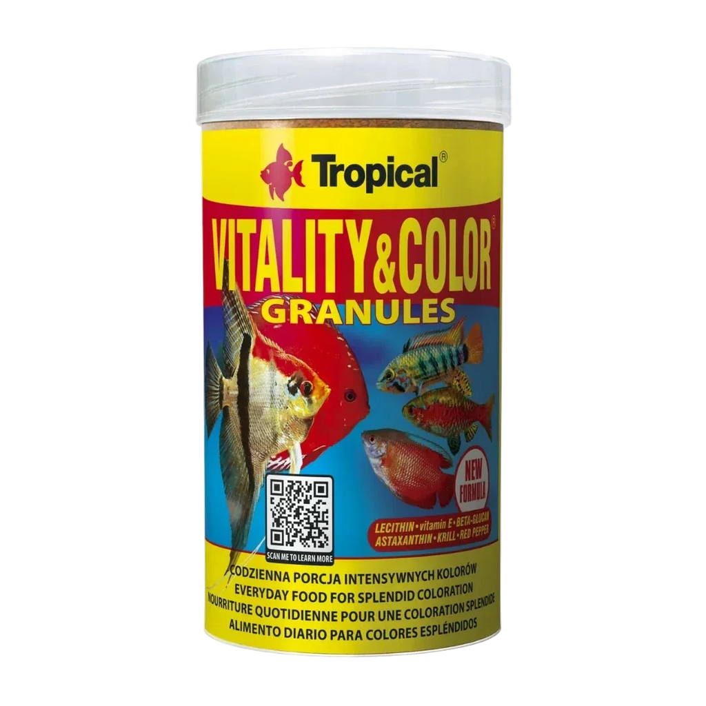 Tropical Vitality & Color Granules Granulatfutter für Zierfische