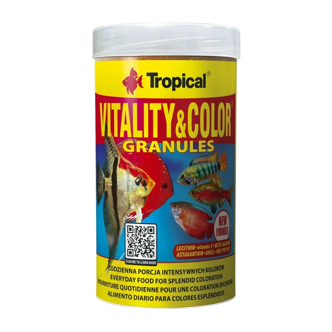 Tropical Vitality & Color Granules Granulatfutter für Zierfische