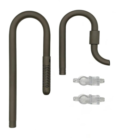 Stainless Steel Set Standard Titangrau matt – Filter Einlauf & Auslauf