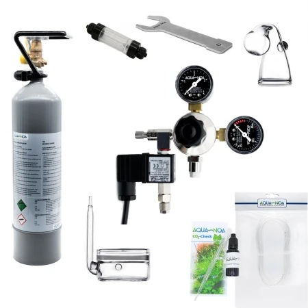 CO2 Anlage Mehrweg mit Nachtabschaltung 2kg Ultimate Set