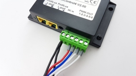 Preview: LED Adapter Set GHL LEDControl4 V2 – für daytime® ONEX, MATRIX & PENDIX | ProfiLux Anschluss