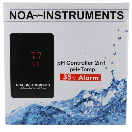 pH-Controller 2in1 pH+Temp vorne