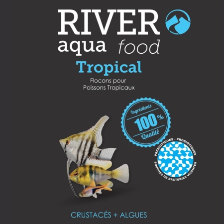 Preview: Tropical Flakes Preview: RIVER AQUA FOOD TROPICAL 250ML