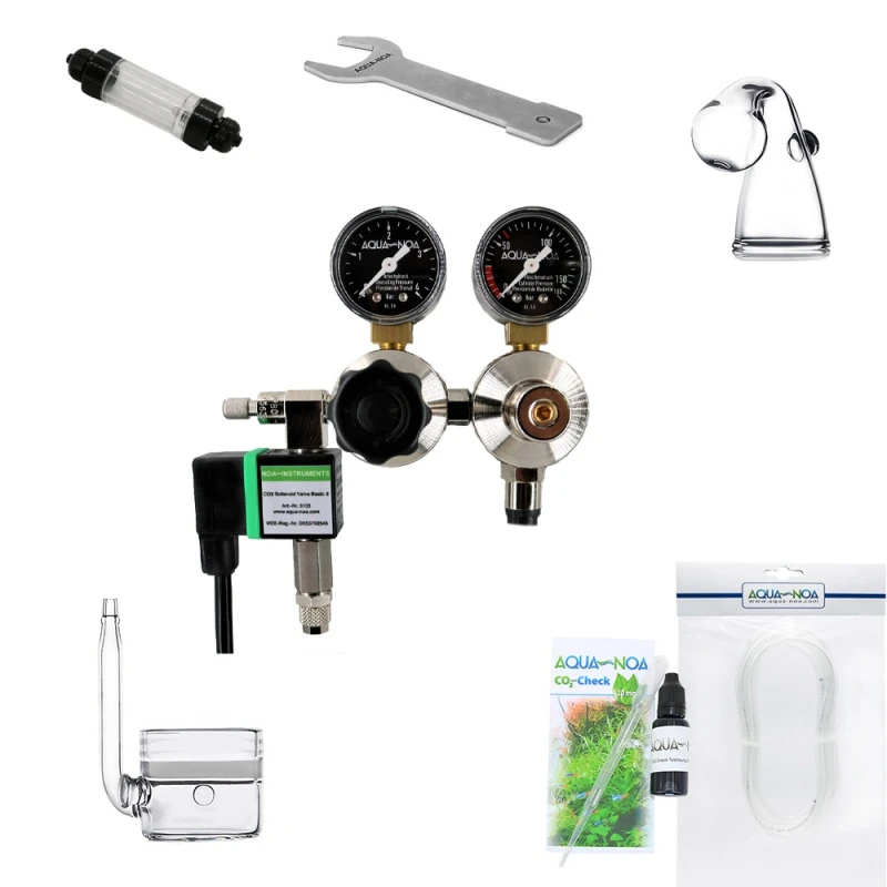 CO2 Anlage Mehrweg mit Nachtabschaltung 2kg Ultimate Set