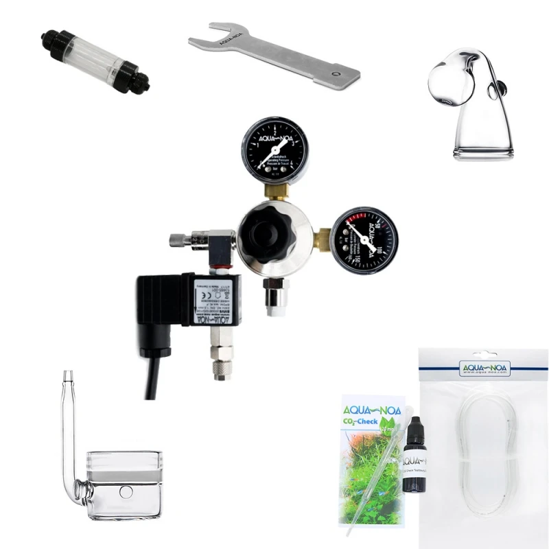 CO2 Anlage Mehrweg mit Nachtabschaltung 2kg Ultimate Set