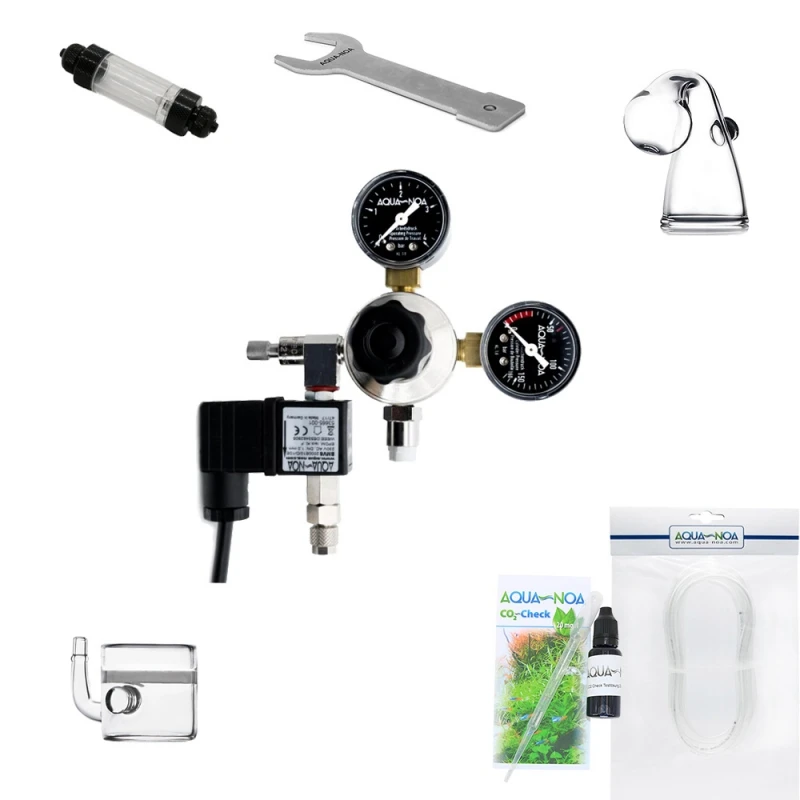 CO2 Anlage Mehrweg mit Nachtabschaltung 2kg Ultimate Set