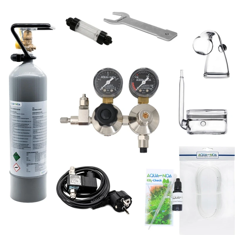 CO2 Anlage Mehrweg mit Nachtabschaltung 2kg Ultimate Set