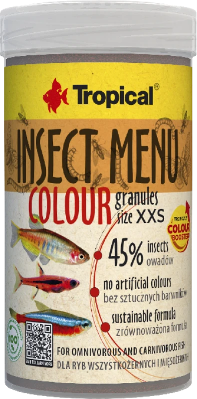 Insect Menu Colour Granules Size XXS (0,5 mm)